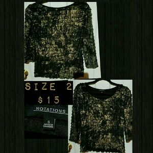 👸👕Black and gold ruffled shirt👕👸